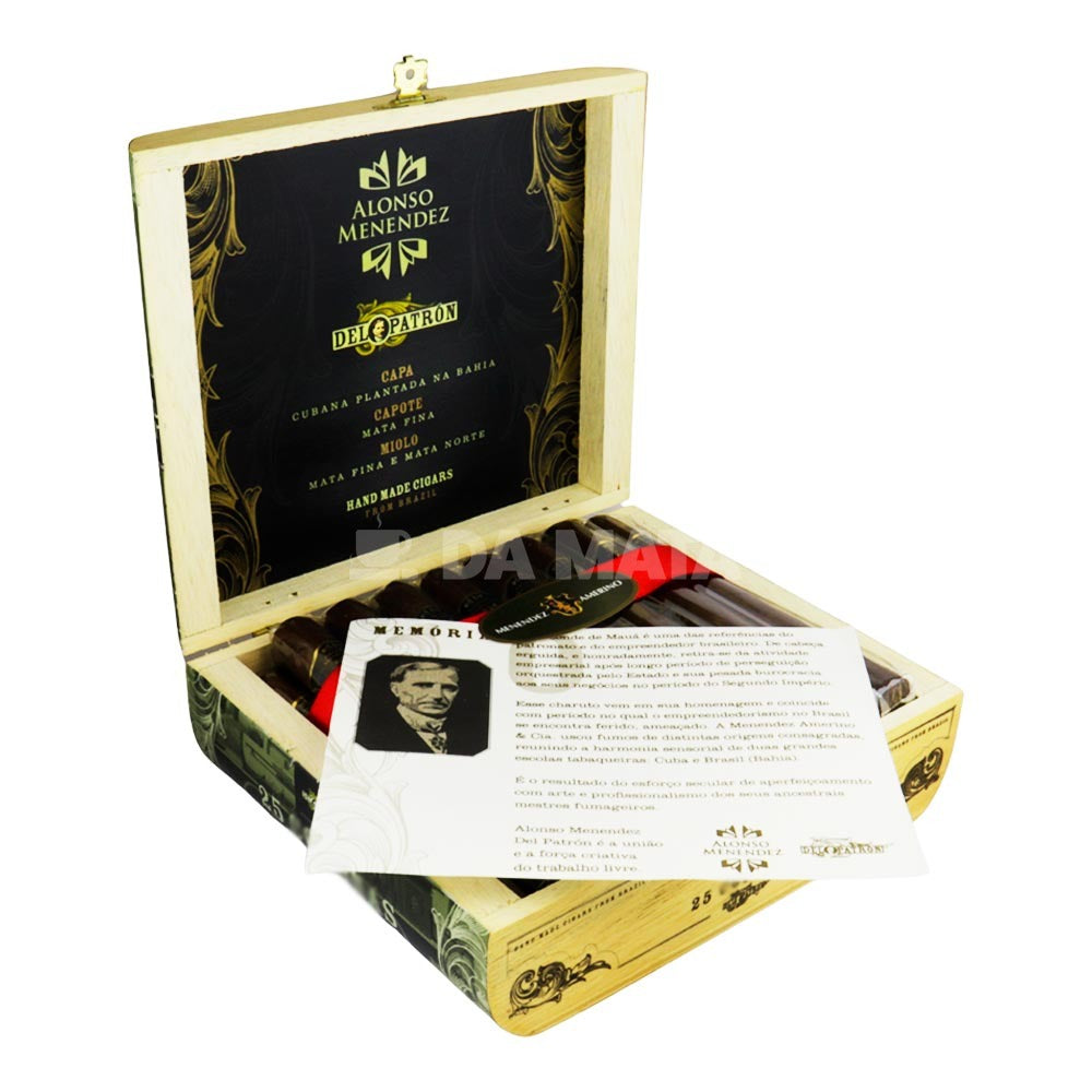 Caixa de Charuto Alonso Menendez Del Patron Robusto