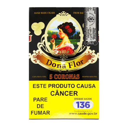 Caixa de Charutos Dona Flor Corona Mata Fina C/5