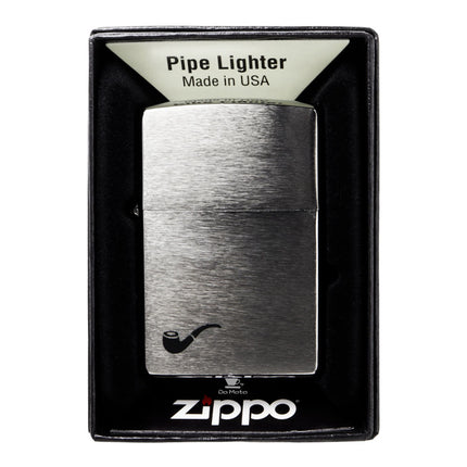 Isqueiro Zippo Classic Pipe Brushed Chrome 200PL