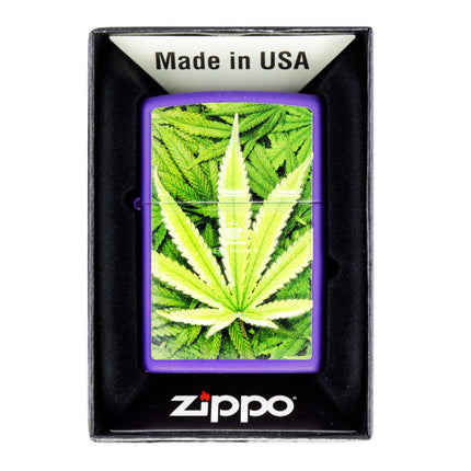 Isqueiro Zippo Cannabis Purple Matte 49790