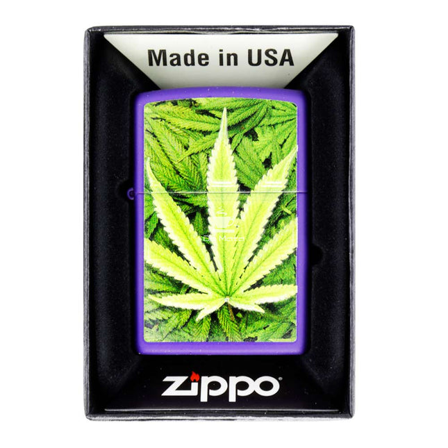 Isqueiro Zippo Cannabis Purple Matte 49790