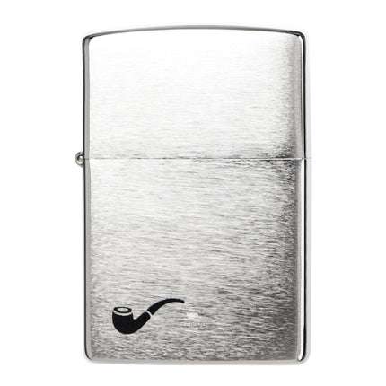 Isqueiro Zippo Classic Pipe Brushed Chrome 200PL