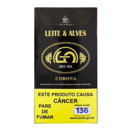 Charuto Leite & Alves Short Filler Besuki Corona C/ 5un