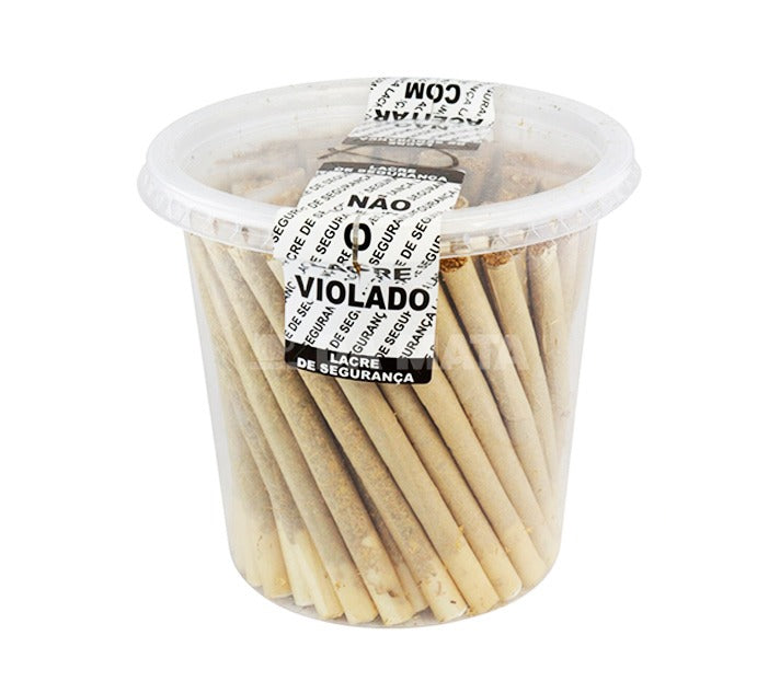 Pote de Tabaco Bolado Seda Brown C/90un