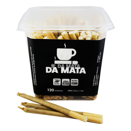 Pote Tabaco Bolado Da Mata Seda Brown C/120un