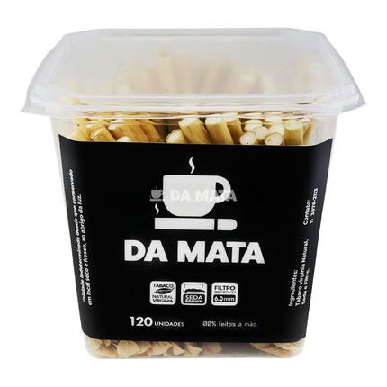 Pote Tabaco Bolado Da Mata Seda Brown C/120un