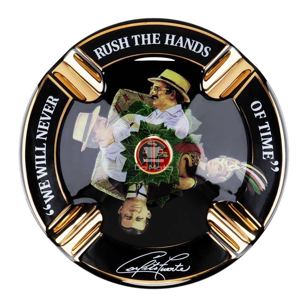 Cinzeiro de Cerâmica FFOX OXO Hands Of Time Round