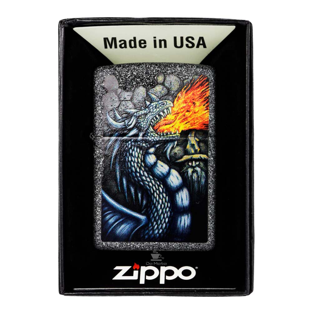Isqueiro Zippo Fiery Dragon Design 49776