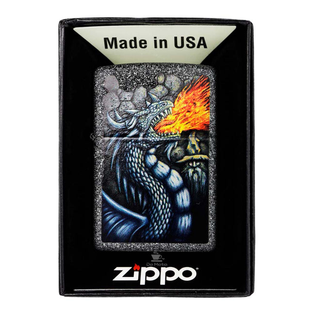 Isqueiro Zippo Fiery Dragon Design 49776