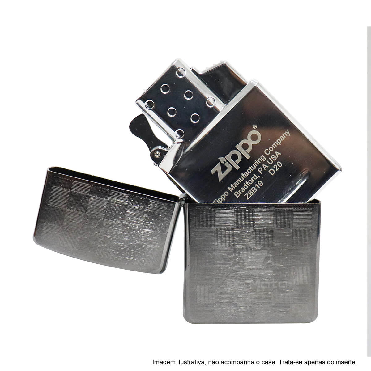 Kit Maçarico 2 chamas + Recarga ZIPPO Original