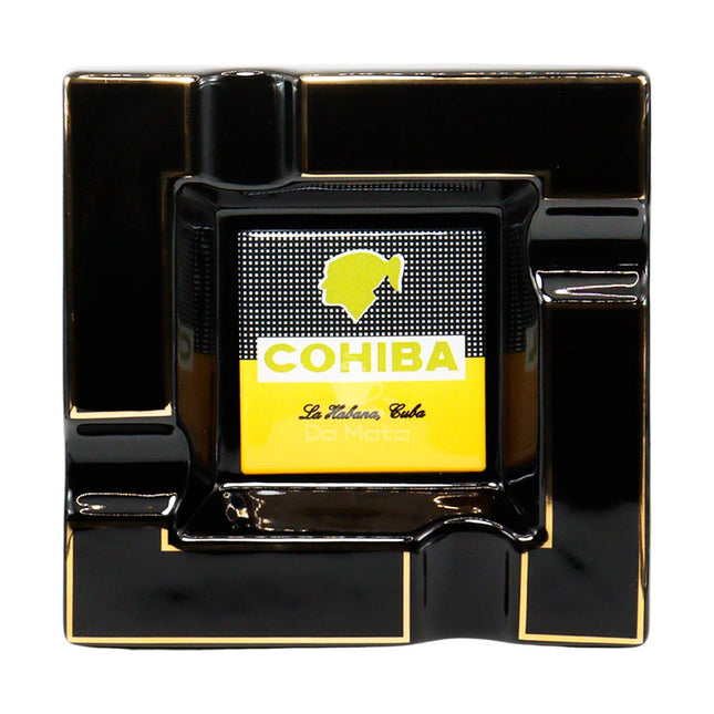 Cinzeiro de Porcelana Quadrado Cohiba Grande