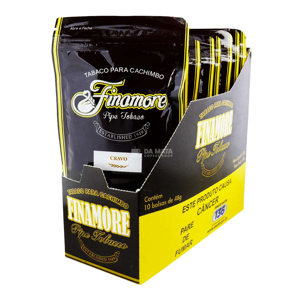 Caixa de Tabaco para Cachimbo Finamore Cravo