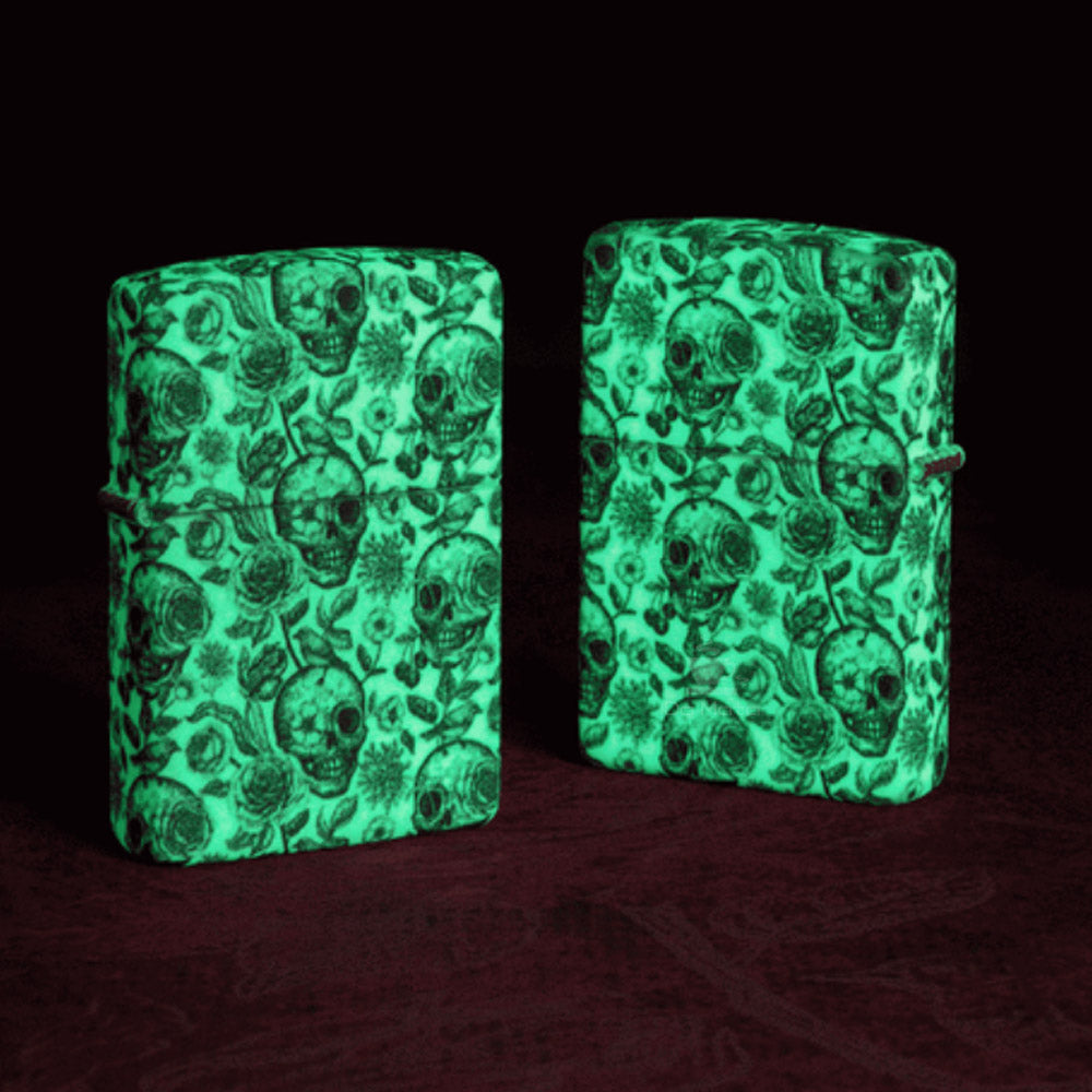 Isqueiro Zippo 49458 Skeleton Design *Brilha no escuro*