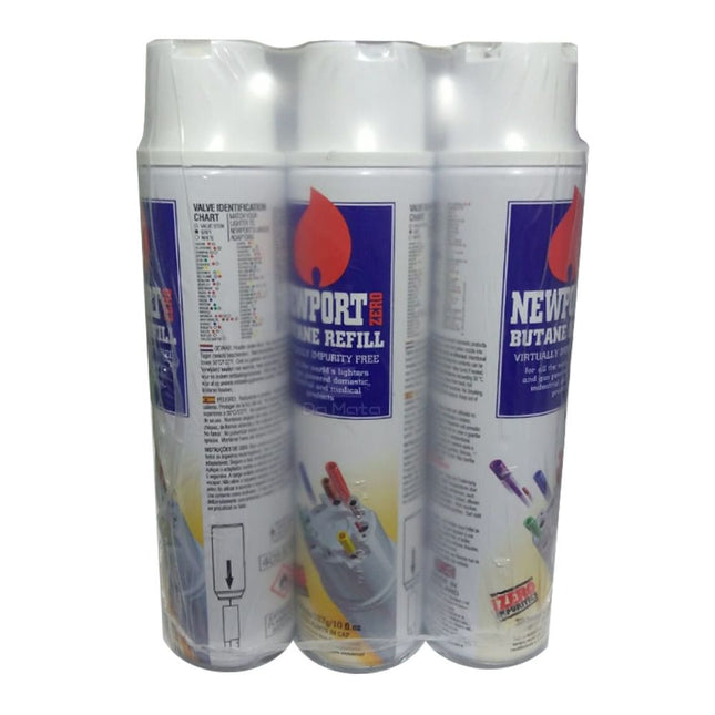 KIT Newport Gás butano, Livre de impurezas - 6 unidades