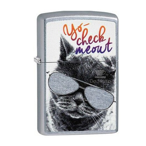 Zippo Gato com óculos