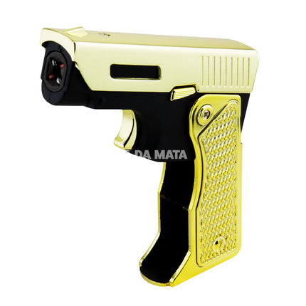 Isqueiro Plasma USB Arco Duplo Design Arma
