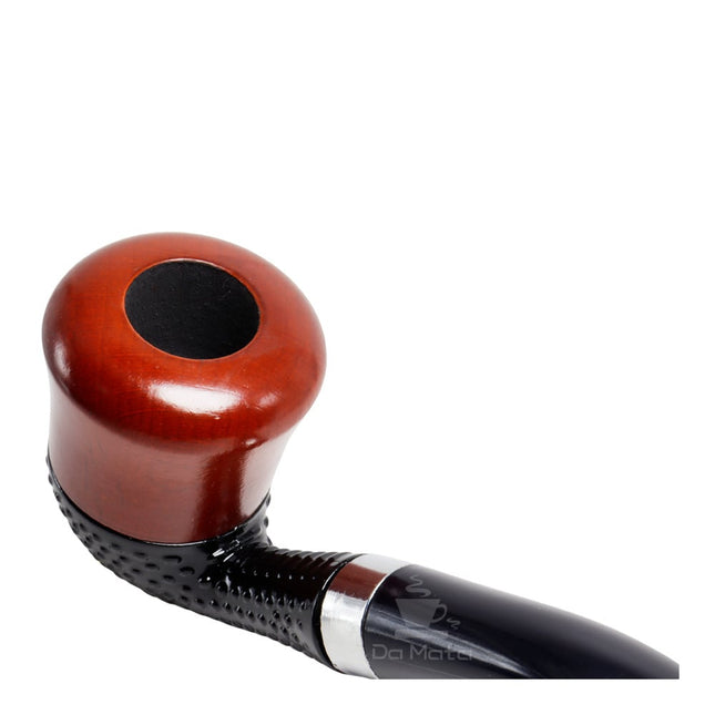 Cachimbo de Acrílico Curvo Vinho