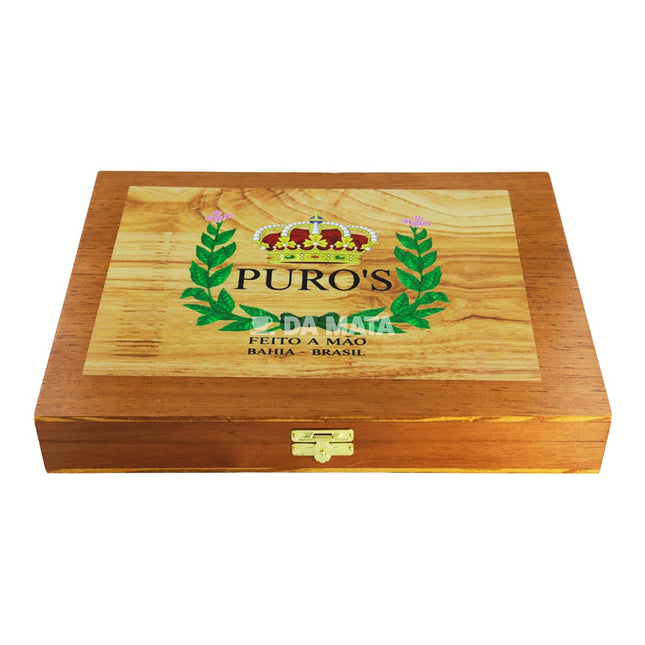 Caixa de Charuto Long Filler Puros Corona Gorda Mata Fina C/10un