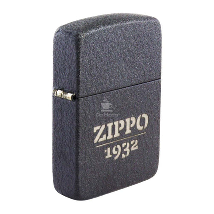 Isqueiro Zippo Black Crackle Design 46567