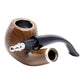 Cachimbo de Acrílico Curvo Marrom Escuro