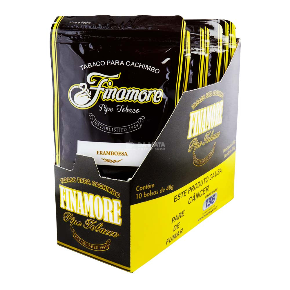 Caixa de Fumo Finamore Para Cachimbo Framboesa