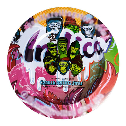 Cinzeiro de Metal Gorilla Rolling Stars