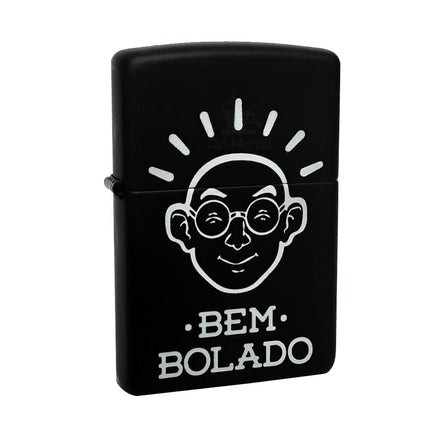 Isqueiro Zippo Logo Bem Bolado preto