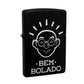 Isqueiro Zippo Logo Bem Bolado preto