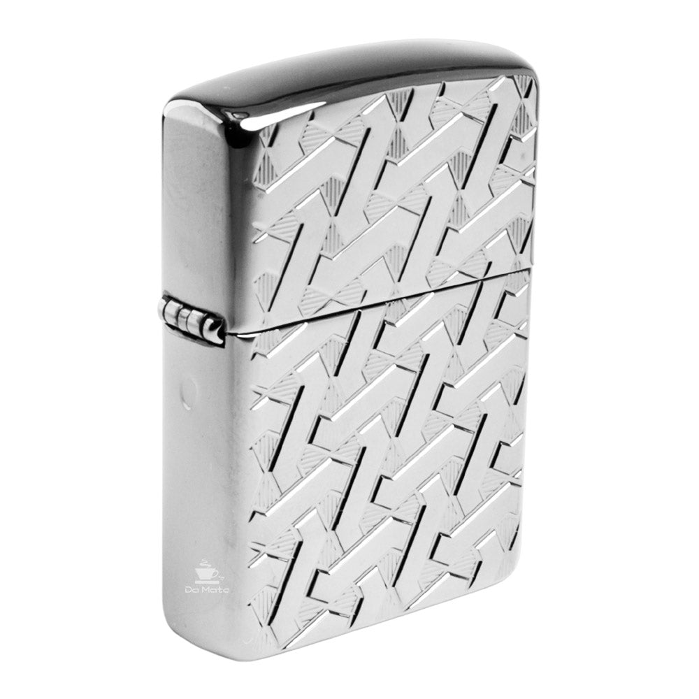 Isqueiro Zippo Armor Geometric Weave Design 49173