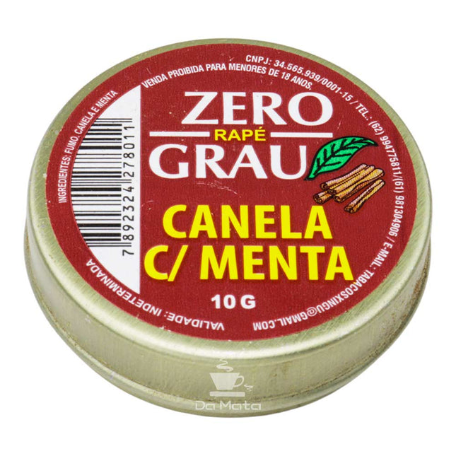 Caixa de Rapé Xingu Canela C/ Menta