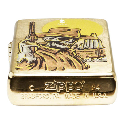 Isqueiro Zippo Cowboy Skull Design 48519