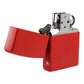 Isqueiro Zippo Regular Matte Red 233