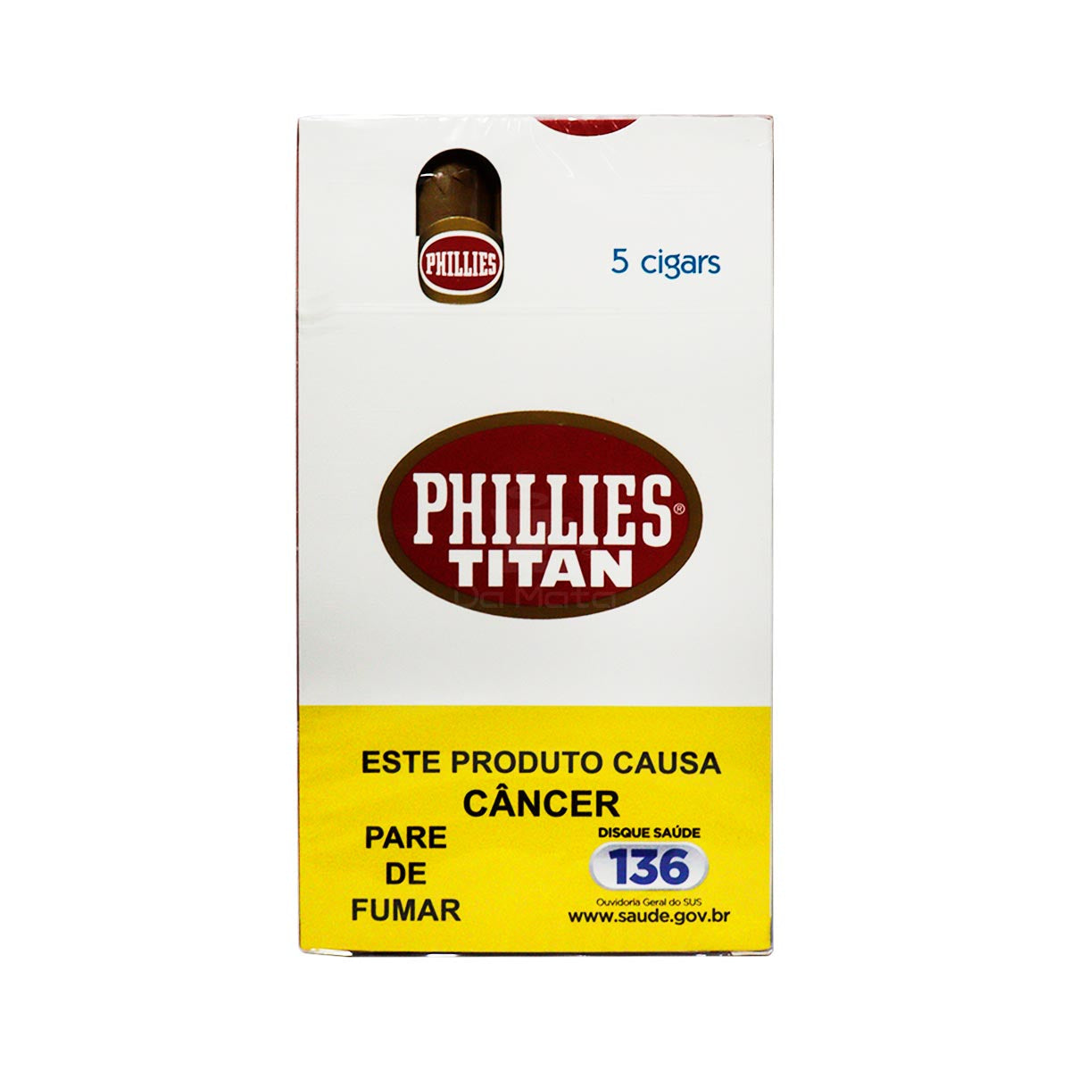 Caixa de Charuto Titan Phillies Classic 5 un.