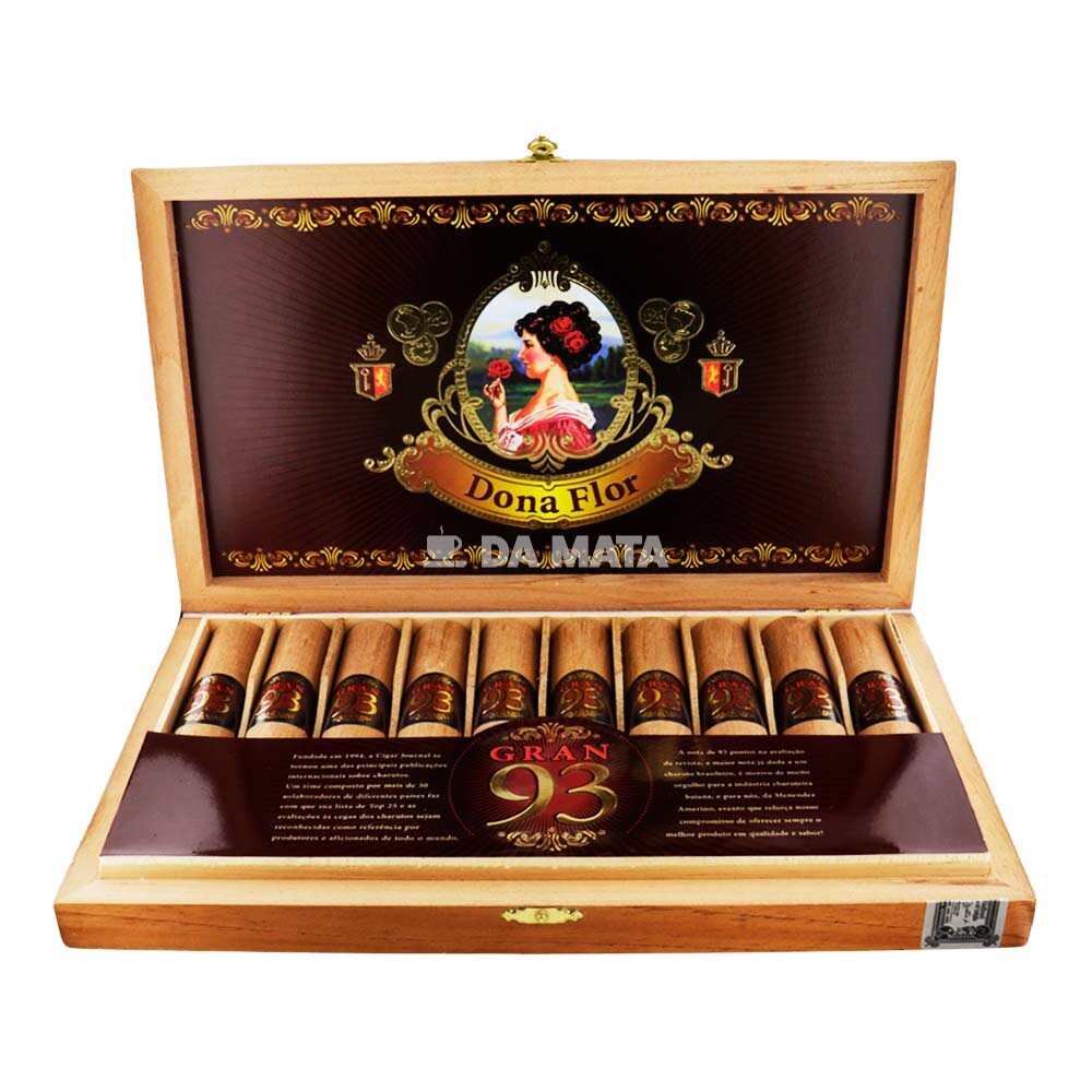 Caixa de Charuto Dona Flor Gran Corona 93 C/10un
