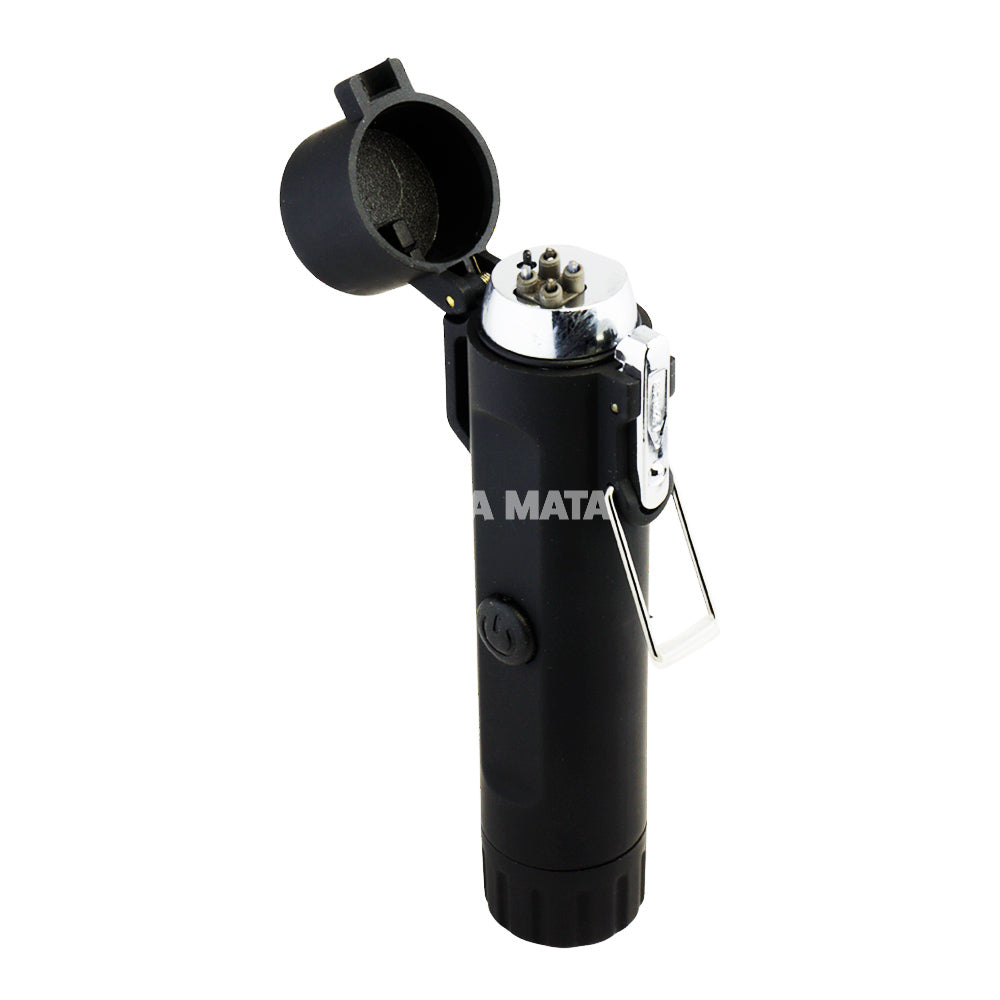 Isqueiro Plasma USB à Prova d’Água C/ Lanterna e Bússola