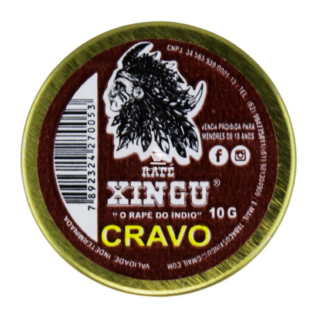 Caixa de Rapé Xingu Cravo