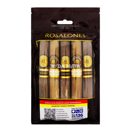 Kit de 5 Charutos Joya de Nicaragua Rosalones Line Go-Pack