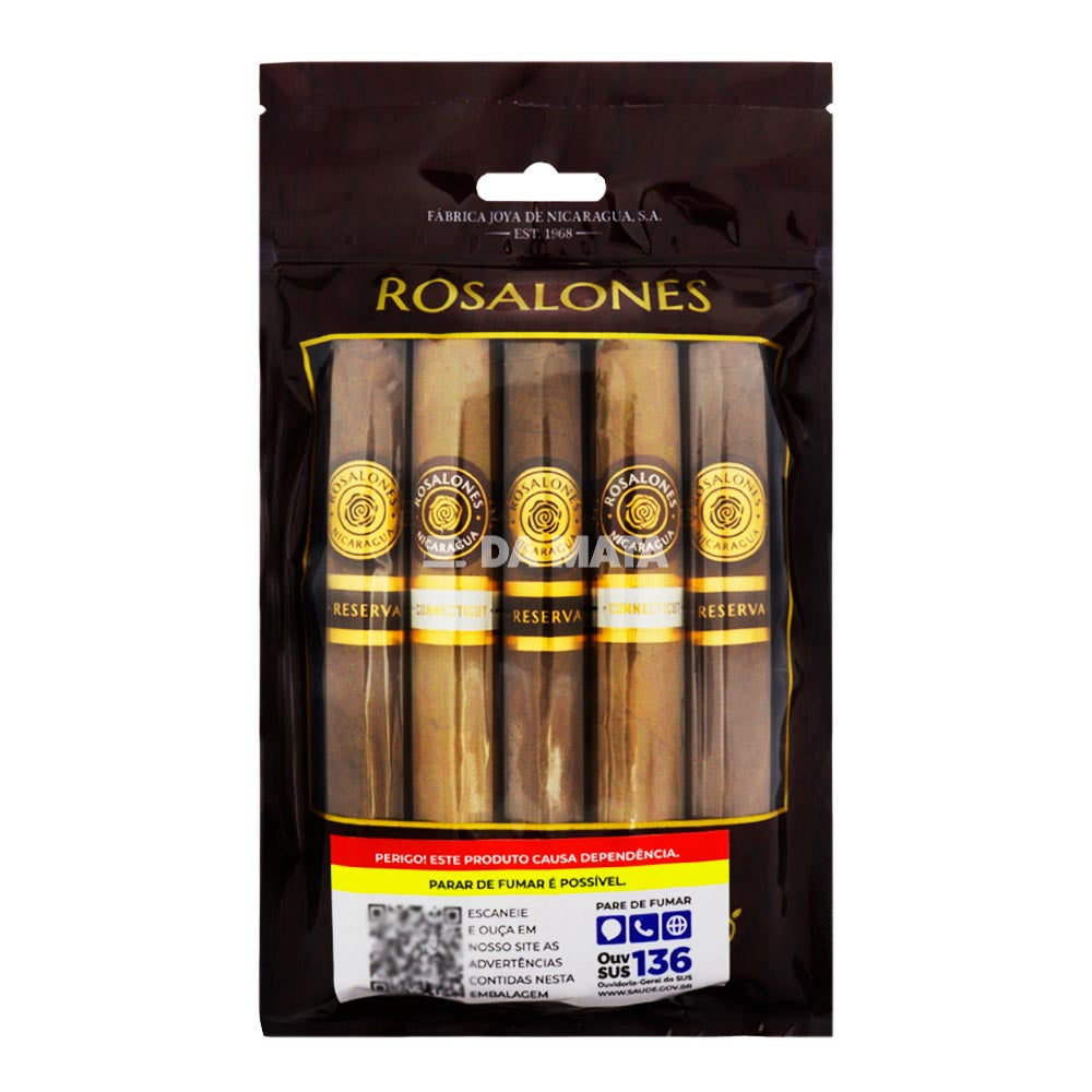 Kit de 5 Charutos Joya de Nicaragua Rosalones Line Go-Pack