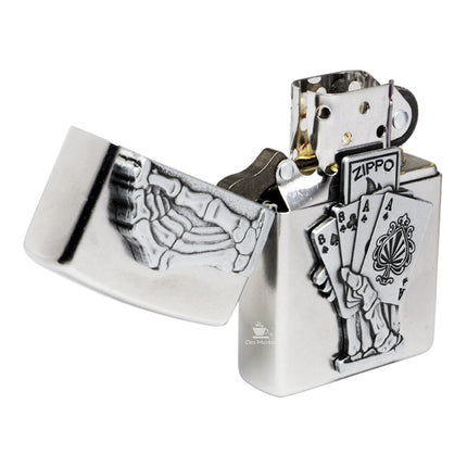Isqueiro Zippo Dead Man's Hand Emblem 49536