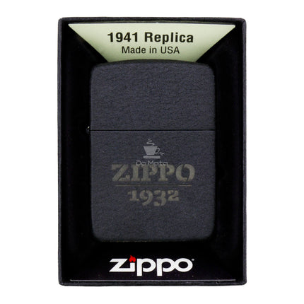 Isqueiro Zippo Black Crackle Design 46567