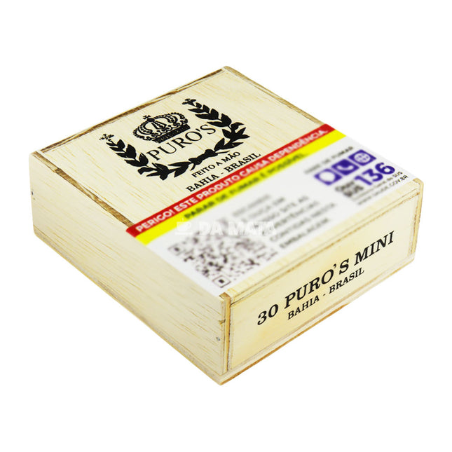 Caixa de Mini Cigarrilha Puros C/30un