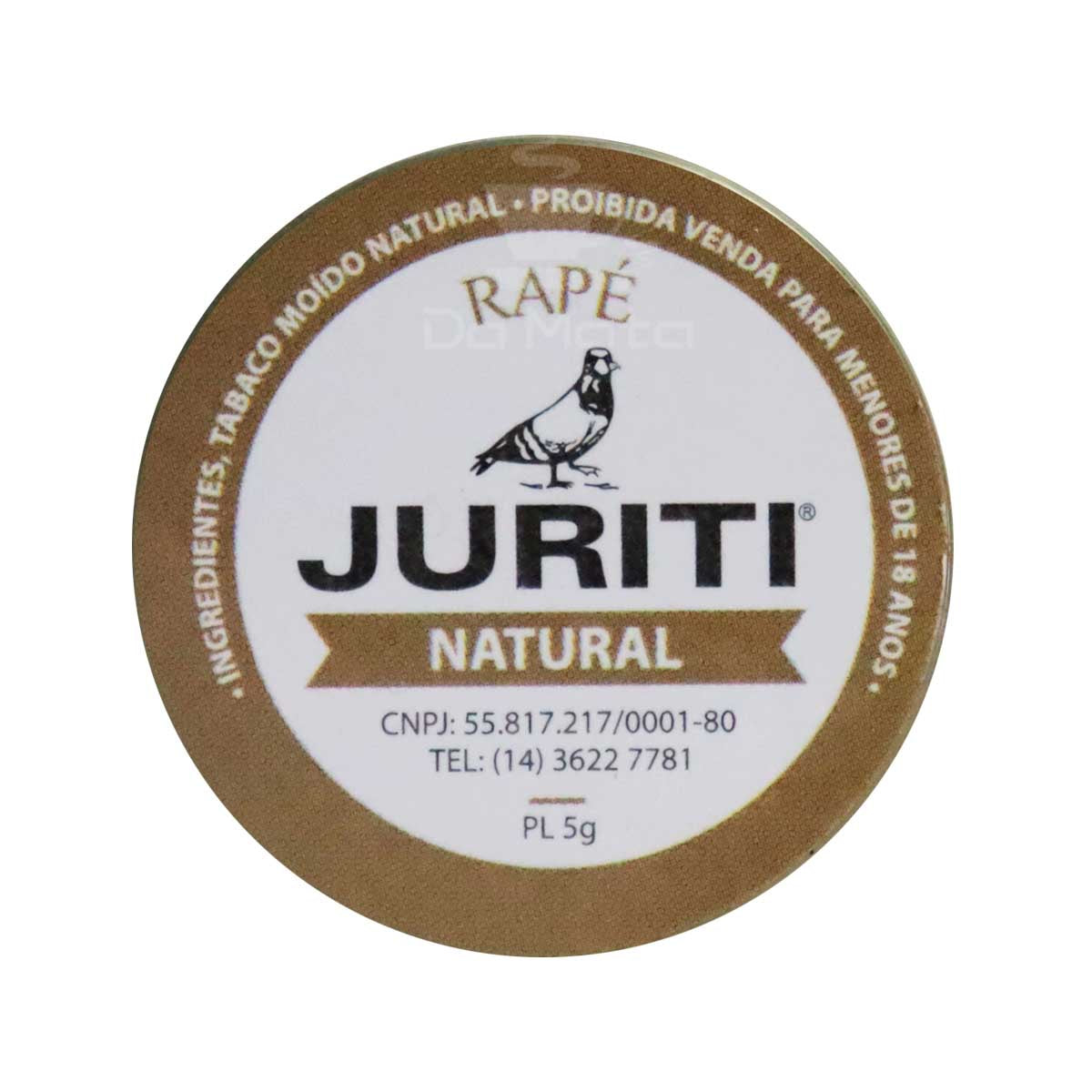 Pacote de Rapé Juriti Natural 20 un.