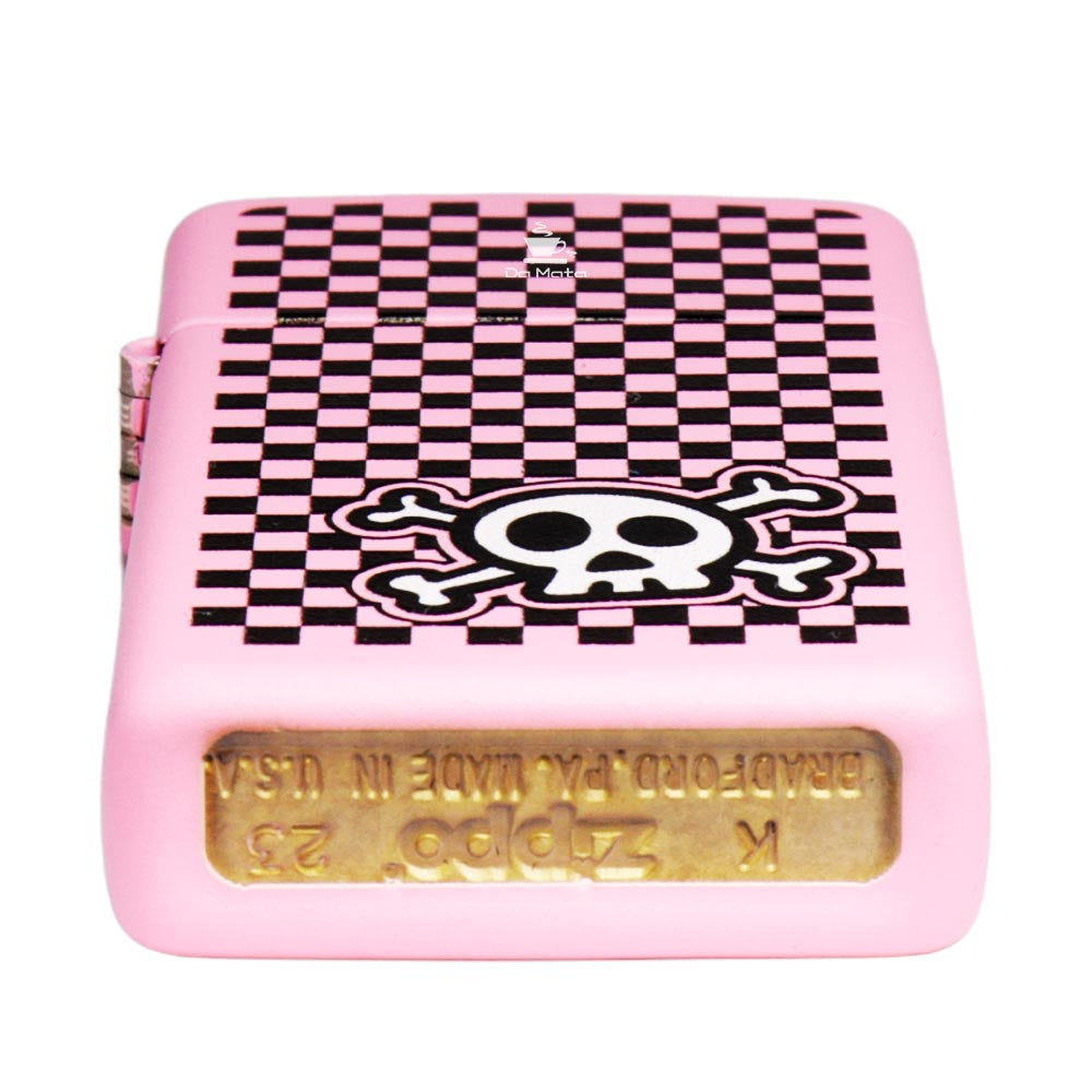 Isqueiro Zippo Checkered Skull Design 48680