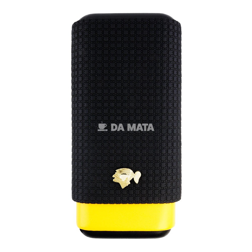 Porta Charutos Cohiba Couro e Cedro P/3un