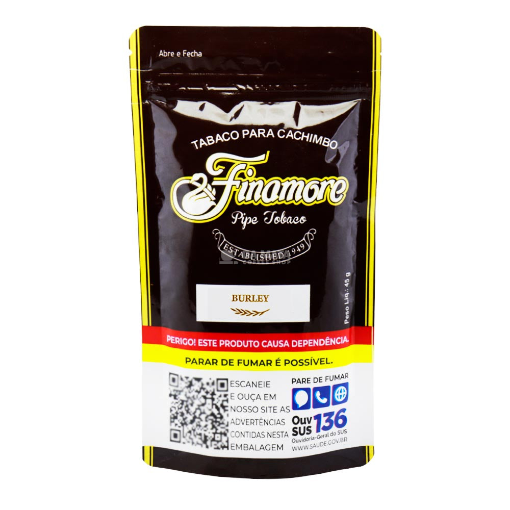 Caixa de Fumo Finamore Para Cachimbo Burley
