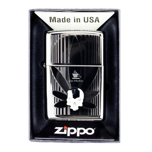 Isqueiro Zippo Cannabis Crystal Skull 48773
