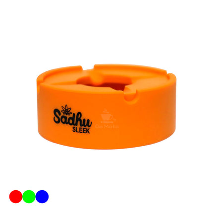 Cinzeiro de Silicone Sadhu Pequeno c/ tampa