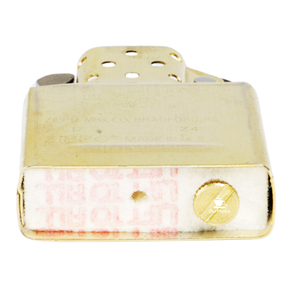 Insert P/ Isqueiro Zippo Dourado 206110