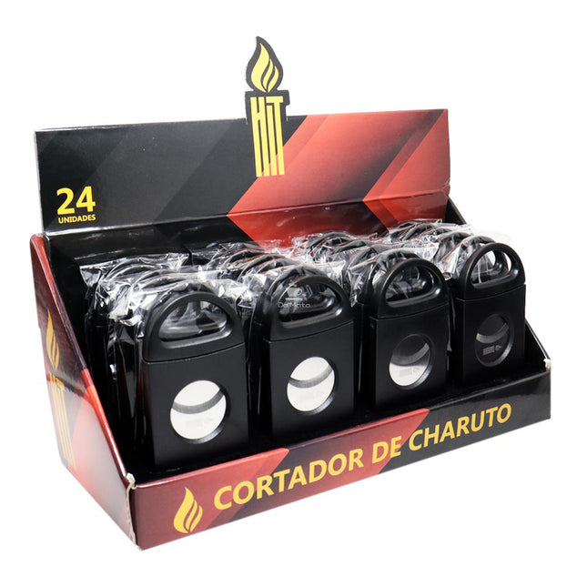Caixa de Cortador de Charuto Hit Premium Achatado