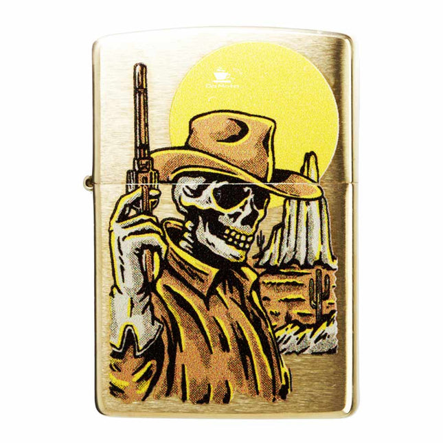 Isqueiro Zippo Cowboy Skull Design 48519